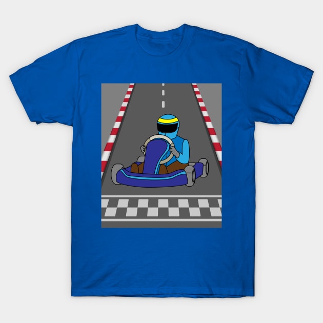 Go-Kart Racing Kart Race Kartor T-Shirt by flofin